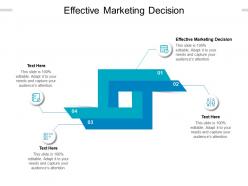 Effective marketing decision ppt powerpoint presentation icon sample cpb