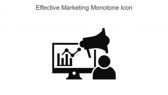 Effective Marketing Monotone Icon In Powerpoint Pptx Png And Editable Eps Format