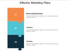 Effective marketing plans ppt powerpoint presentation icon portfolio cpb