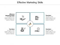 Effective marketing skills ppt powerpoint presentation gallery inspiration cpb