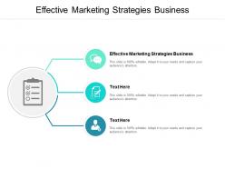 Effective marketing strategies business ppt powerpoint presentation slides cpb
