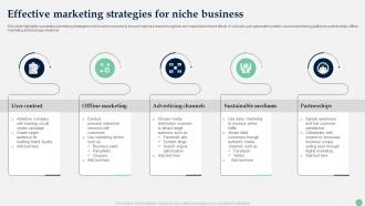 Effective Marketing Strategies For Niche Business