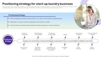 Effective Marketing Strategies Positioning Strategy For Start Up Laundry Business