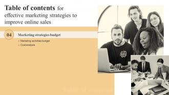 Effective Marketing Strategies To Improve Online Sales Powerpoint Presentation Slides Colorful Impressive