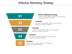 Effective marketing strategy ppt powerpoint presentation inspiration model cpb
