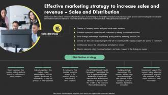 Effective Marketing Strategy To Increase Sales Overseas Sales Business Plan BP SS