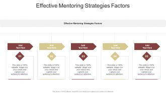 Effective Mentoring Strategies Factors In Powerpoint And Google Slides Cpb
