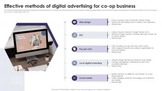 Effective Methods Of Digital Advertising For Co Op Business