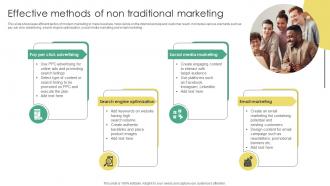 Effective Methods Of Non Traditional Marketing