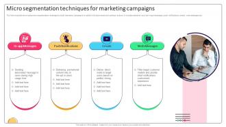 Effective Micromarketing Approaches Micro Segmentation Techniques For Marketing MKT SS V