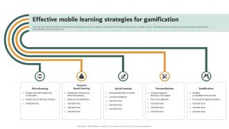 Effective Mobile Learning Strategies For Gamification