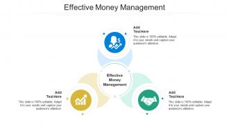 Effective Money Management Ppt Powerpoint Presentation Gallery Designs Cpb