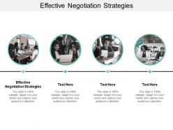 Effective negotiation strategies ppt powerpoint presentation slides grid cpb