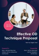 Effective OD Technique Proposal Example Document Report Doc Pdf Ppt