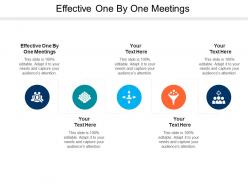 Effective one by one meetings ppt powerpoint presentation inspiration cpb