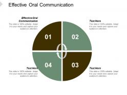 Effective oral communication ppt powerpoint presentation portfolio ideas cpb