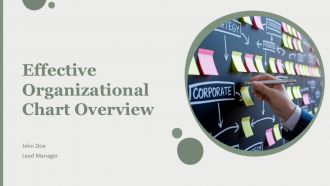 Effective Organizational Chart Overview PPT Information AT