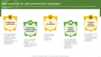 Effective Paid Promotions To Generate Public Interest Powerpoint Presentation Slides MKT CD V Adaptable Compatible