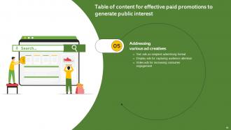 Effective Paid Promotions To Generate Public Interest Powerpoint Presentation Slides MKT CD V Slides Designed