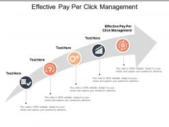 Effective pay per click management ppt powerpoint presentation infographic template background designs cpb