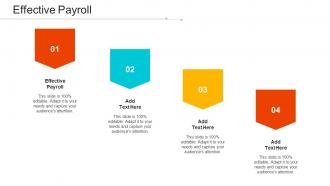 Effective Payroll Ppt Powerpoint Presentation Pictures Design Inspiration Cpb