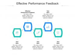 Effective performance feedback ppt powerpoint presentation portfolio example cpb