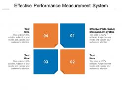 Effective performance measurement system ppt powerpoint presentation guide cpb