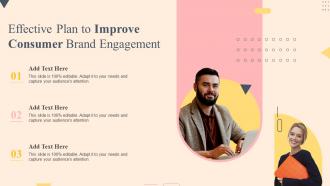 Effective Plan To Improve Consumer Brand Engagement Ppt Slides Infographic Template