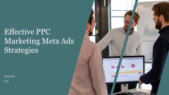 Effective PPC Marketing Meta Ads Strategies PPT Structure AT