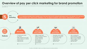 Effective PPC Marketing Overview Of Pay Per Click Marketing For Brand Promotion MKT SS V