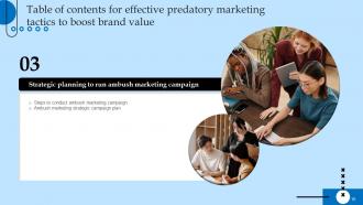 Effective Predatory Marketing Tactics To Boost Brand Value Powerpoint Presentation Slides MKT CD V Colorful Editable