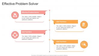 Effective Problem Solver In Powerpoint And Google Slides Cpb