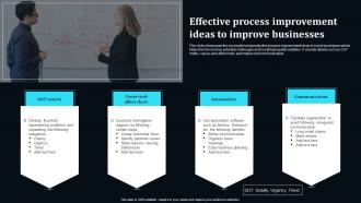 Effective Process Improvement Ideas To Improve Businesses