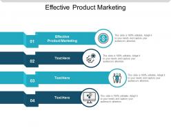 Effective product marketing ppt powerpoint presentation slides maker cpb