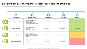 Effective Product Marketing Strategy Effective Benchmarking Process For Marketing CRP DK SS