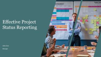 Effective Project Status Reporting PPT Outline AT