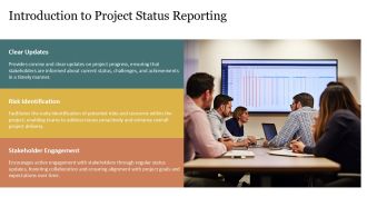 Effective Project Status Reporting PPT Outline AT Colorful Visual