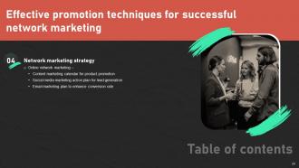 Effective Promotion Techniques For Successful Network Marketing MKT CD V Professionally Idea