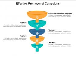 Effective promotional campaigns ppt powerpoint presentation icon professional cpb