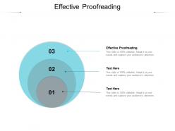 Effective proofreading ppt powerpoint presentation icon maker cpb