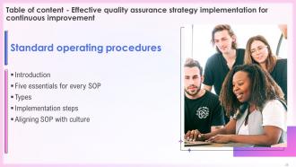 Effective Quality Assurance Strategy Implementation For Continuous Improvement Complete Deck Graphical Professional