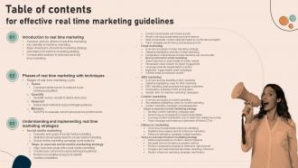 Effective Real Time Marketing Guidelines MKT CD V Image