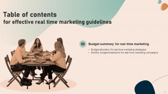 Effective Real Time Marketing Guidelines MKT CD V Best Slides