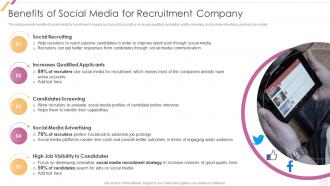 Effective Recruitment Benefits Of Social Media For Recruitment Company