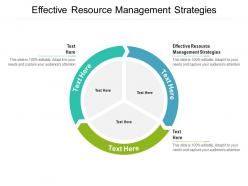 Effective resource management strategies ppt powerpoint presentation ideas background cpb