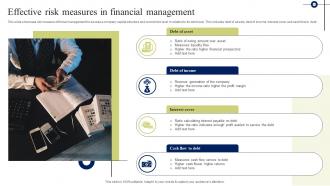 Effective Risk Measures In Financial Management