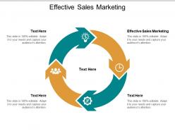 Effective sales marketing ppt powerpoint presentation gallery ideas cpb