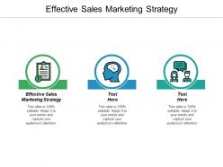 Effective sales marketing strategy ppt powerpoint presentation gallery picture cpb