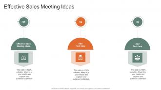 Effective Sales Meeting Ideas In Powerpoint And Google Slides Cpb