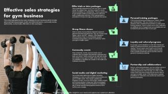 Effective Sales Strategies For Gym Business Crossfit Gym Business Plan BP SS